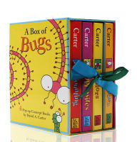 A box of bugs 4 pop up concept 4 Volume insect color digital enlightenment cognition three-dimensional book childrens English picture book