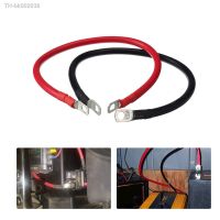 ▲♟❃ 2pcs 12V Battery Ground Cable 4AWG Battery Connection Cable Terminal Kit Copper Wire Terminal Cable Car Inverter Wire with Lug