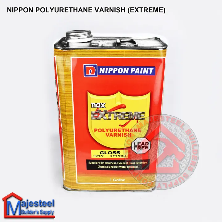 Nippon Nax Extreme Polyurethane Varnish (1Liter) Floors/Doors/Furniture ...