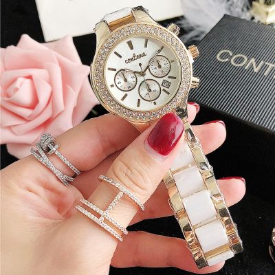 （A Decent035）Relógio Feminino ใหม่ FamousBrands ผู้หญิง WatchFashion Kobiet Zegarka สแตนเลส SteelLadies นาฬิกาข้อมือ