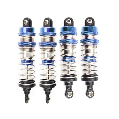4Pcs Front and Rear Metal Shock Absorber for Wltoys 124017 124018 1/12 RC Car Upgrade Parts Spare Accessories