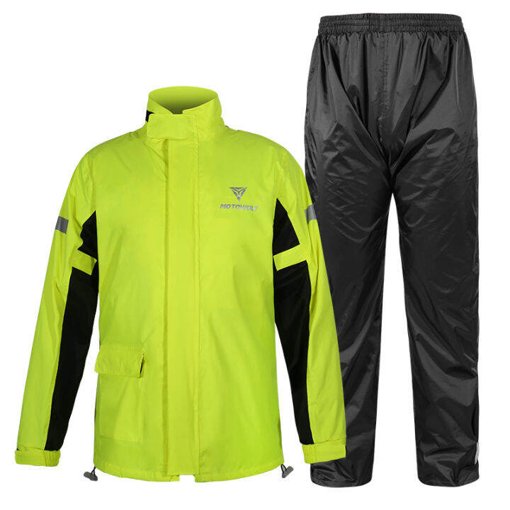 MOTOWOLF Waterproof Rain Jacket Motorcycle Raincoat Lazada PH