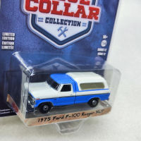 1:64 1975 Ford F-100 Ranger XLT จำลองสูง Diecast รถโลหะรุ่นรถเด็กของเล่นคอลเลกชันของขวัญ W722