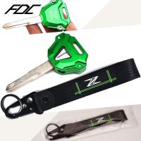 ✧ For Kawasaki Z900 Z650 Z1000 Z400 Z1000SX Z900RS Motorcycle CNC Key Case Cover Shell Protector and Keychain Key Ring Accessories