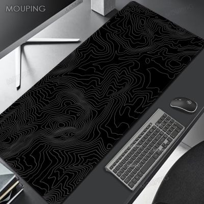 【jw】▪✣ஐ  Texture Company Computer Personalized Strata Topographic Slipmat Mousepad Gamer Extra Large 800x300