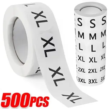 1 Roll(500 Labels) White Self Adhesive Price Label Tag Sticker