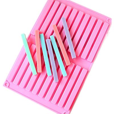 20 Bars 10cm Length Strips Biscuit Chocolate Sticks Cookies Baking Jelly Silicone Mold