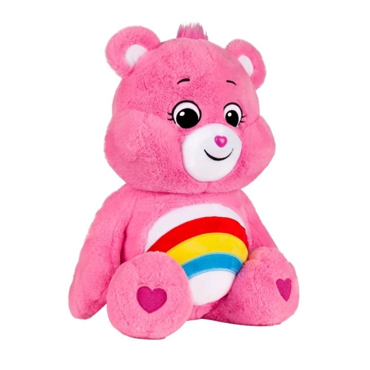 พร้อมส่ง-อเมริกาแท้-ตุ๊กตาแคร์แบร์-carebears-24นิ้ว-jumbo-cheer-bear-ของแท้-นำเข้าอเมริกา