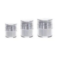 1pcs Airless Pump Bottles for Cosmetics EmptyRefillable Cream Container  Portable Makeup Tools for Travel 15/30/50g Travel Size Bottles Containers Tra