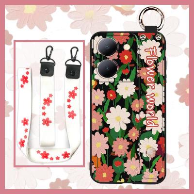Anti-knock Back Cover Phone Case For VIVO Y78 5G China Dirt-resistant protective Durable Soft Case cartoon cute ring