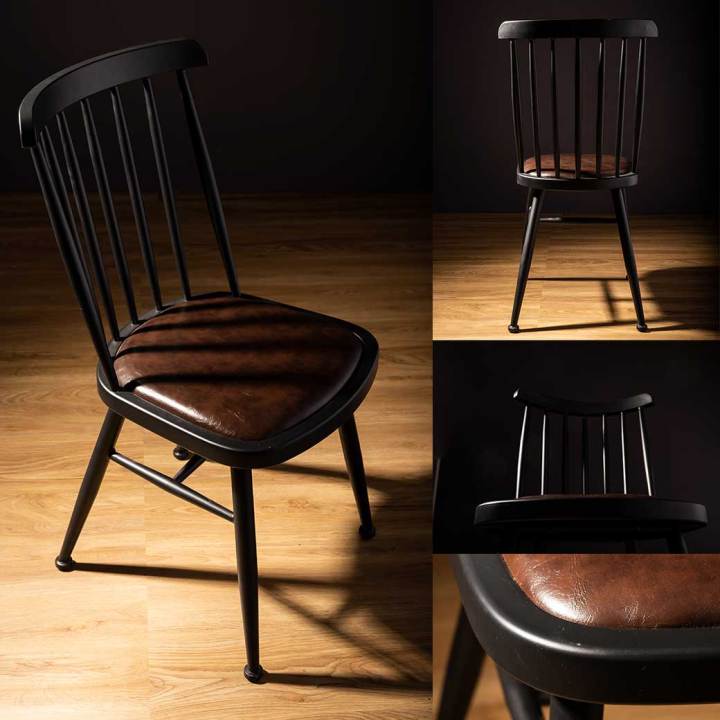 เก้าอี้เหล็ก-เฟอร์อินเทรน-steel-chair-model-met8-brown
