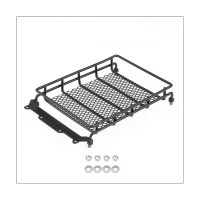 Metal 155X105mm Luggage Carrier Roof Rack Spare Parts Accessories for Axial SCX10 Traxxas TRX4 RC4WD D90 Tamiya CC01 1/10 RC Crawler Car