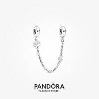 Official Store Pandora Daisy Flower Safety Chain Charm