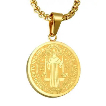 14k Rose Gold Finish 8MM Mens Rosary Chain Necklace Cross | Amazon.com