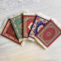 Persian Mini Woven Rug Mat Mousepad Retro Style Carpet Laptop Pattern Cup P8B5