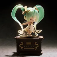 โมเดลมิกุ Vocaloid Hatsune Action Figure Anime ซิมโฟนี5Th วันครบรอบของเล่นตุ๊กตาน่ารักของขวัญสำหรับเด็ก