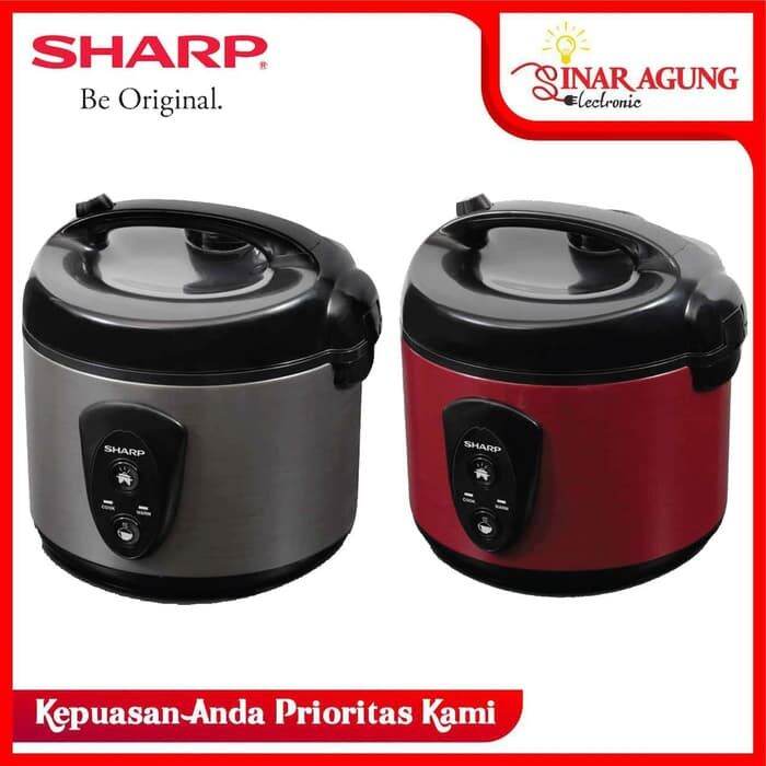 MAGIC COM / RICE COOKER SHARP 18MG KS N18MG SL/RD [1,8 LITER] 100 ORI