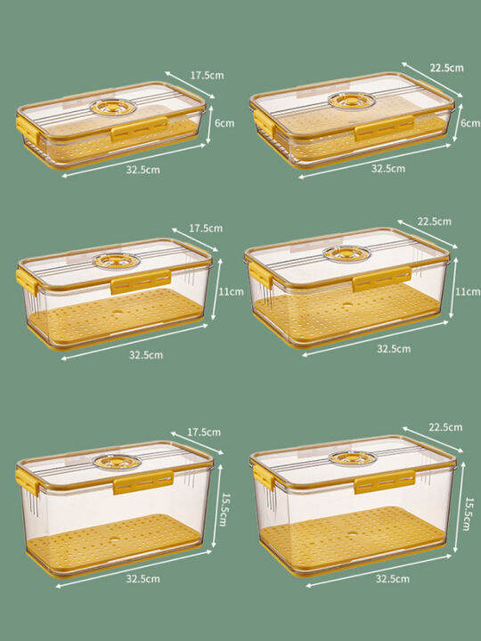 refrigerator-storage-box-kitchen-storage-container-food-grade-pet-plastic-transparent-thickened-timekeeping-frozen-organizer-box