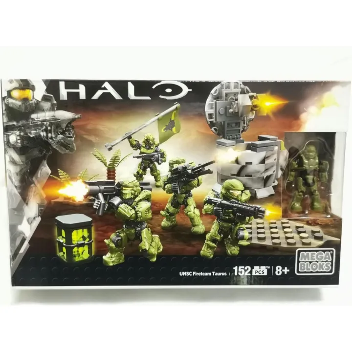 Mega Bloks Construx Halo Building Blocks CNG63 UNSC Fireteam Taurus ...