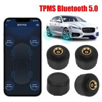 ⊙❡๑ Mobile Phone APP Display Car Tire Pressure Sensors Android/IOS External TPMS Tire Pressure Monitoring System Bluetooth 5.0