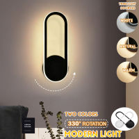 24W Nordic LED Wall Lamp Bedroom Bedside Lights Indoor Living Room Balcony Aisle Wall Light 85-265V LED Corridor Wall Sconce Lamp