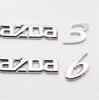 3D ABS ตัวอักษรเดิมตราติดรถกระโปรงท้ายรถหลังตกแต่งตราสติกเกอร์สำหรับ Mazda 3 6โลโก้อุปกรณ์เสริมที่ถูกดัดแปลง