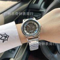 ⌚Wechat ตัวแทนนาฬิกาชื่อดังนาฬิกาสำหรับผู้ชายกลไกอัตโนมัตินักรบจีนลายฉลุสีด