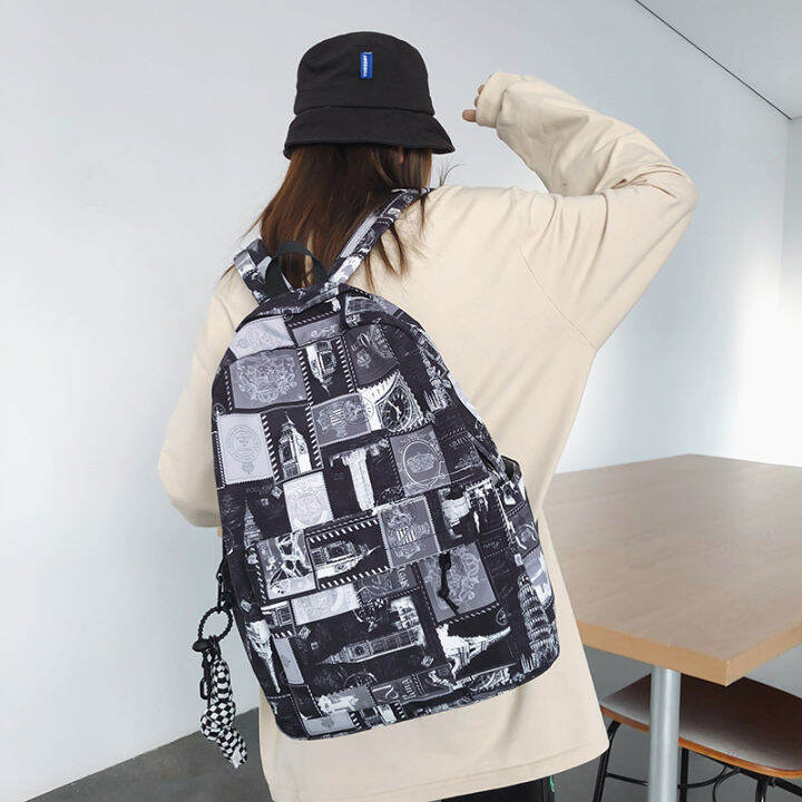 graffiti-backpack-for-women-men-student-large-capacity-waterproof-printing-personality-multipurpose-ulzzang-bags