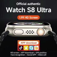 4G Smart Watch Play Android 9.0สำหรับผู้ชาย Full Touch Screen 1000 MA ผู้หญิงนาฬิกา S8 Ultra Video Call GPS SOShot