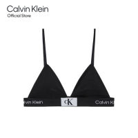 CALVIN KLEIN เสื้อชั้นในผู้หญิง 1996 Cotton ทรง Lght Lined Triangle รุ่น QF7217AD UB1 - สีดำ