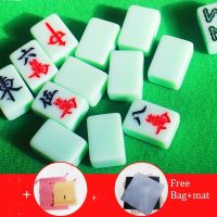 Mah-Jong Chinese Numbered Mahjong Set 144 Tiles Mah-Jong Set Portable Chinese Toy without Box Party Gambling Game Board