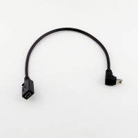 10pcs Mini USB 5 Pin Female To Male Down Direction Angle Extension Data Adapter Cable 25cm