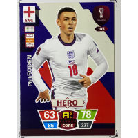 Phil Foden การ์ดนักฟุตบอล ฟุตบอลโลก Worldcup 2022 การ์ดสะสม England การ์ดนักเตะ อังกฤษ