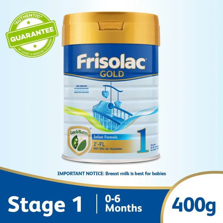 Frisolac Gold Stage 1 with 2'-FL 400g - for Newborn 0-6 months - Baby Milk Powder Formula
