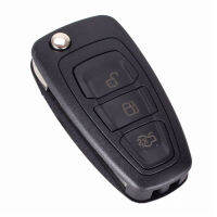 3ปุ่ม flip floding REMOTE Key SHELL สำหรับ Ford New fiest Escape cosport FOB Key BLANK 5ชิ้นล็อต