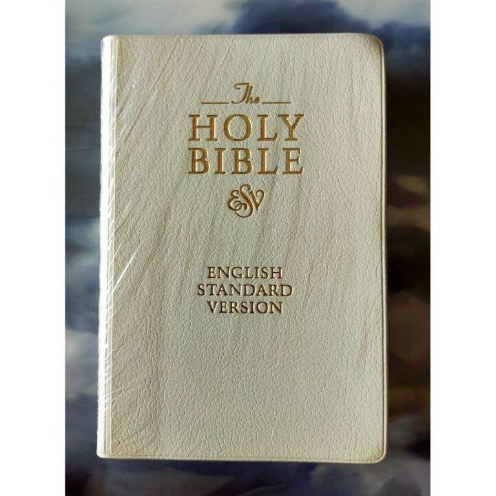 The Holy Bible ESV Compact Edition Leather White(ESV 032) Lazada PH