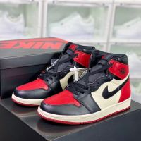 2023 Original J 1 R High OG "Bred Toe" Casual Basketball Shoes Sports Sneakers for Men&amp;Women