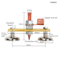 ✨Nappa เครื่องเชื่อมที่ยึดดินแม่เหล็กหัวเดี่ยวสองแม่เหล็กเชื่อมสายไฟเครื่องเชื่อมแม่เหล็กแข็งแรง