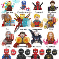 Blocks Marvel Figures Building Blocks Spider Man Bricks Mini Doll Toys For Children Christmas Gifts