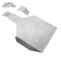 Stainless Chassis Armor Guard Axle Protect Skid Plate Compatible For 1/10 Axial 90026 RC Car Spare Parts