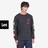 LEE เสื้อยืดแขนยาวผู้ชาย คอลเลคชั่น Lee X Bearbrick ทรง Relaxed รุ่น LE F223MTSLT01