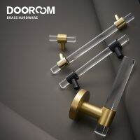 【CW】Dooroom ss Acrylic Furniture Handles Modern Fashionable Long Pulls Cupboard Wardrobe Dresser Shoe Drawer Cabinet Knobs