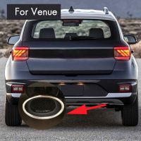 for Hyundai Venue 2019-2020 Stainless Steel Rear Exhaust Muffler Tip End Pipe Auto Parts