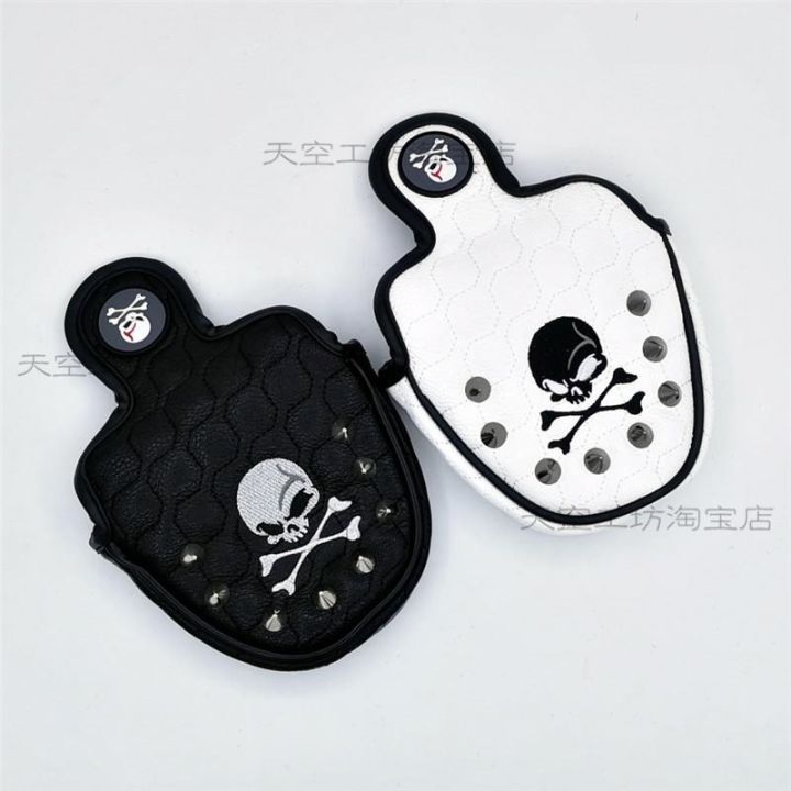 rivet-skull-golf-club-cover-putter-cover-half-round-putter-cap-cover-magnetic-closure-golf-supplies