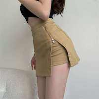 ROK High Waist กางเกงกระโปรงซิปออกแบบความรู้สึก