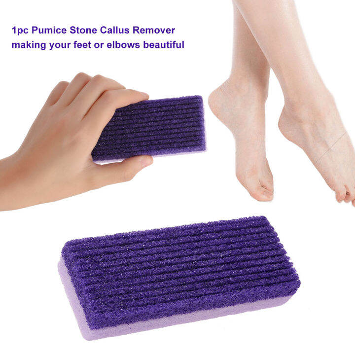 1pc Foot Pumice Stone & Exfoliating Scrub Tool, Safe & Easy for