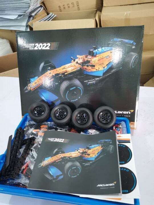 ชุดตัวต่อรถแข่ง42141-mclarens-สูตร1ชุดของเล่นสำหรับของขวัญวันเกิดเด็กเทคใหม่