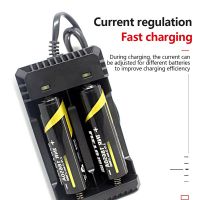 ‘；【-【=】 26650 Charger Li-Ion Battery 18650 Dual Slot Battery Charger With Cable Flashlight Smart Lithium Battery Charging Adapter