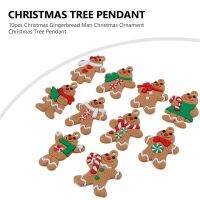 【ร้อน】จี้ขนมปังขิง ManGingerbread ManTree 10ชิ้น