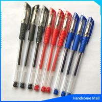 H.S. ปากกาเจล Classic 0.5 มม. และ ปากลูกลื่น ทรงกระป๋องน้ำอัดลม ปากกาแดง Drink pen